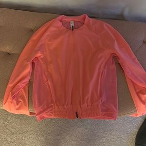 Coral lulu lemon jacket size 4